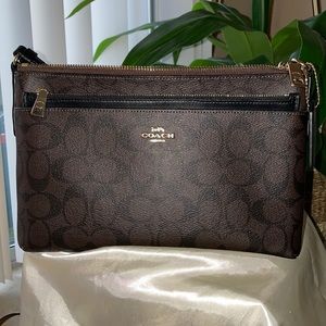 Final PRICE Coach Brown Black Crossbody
